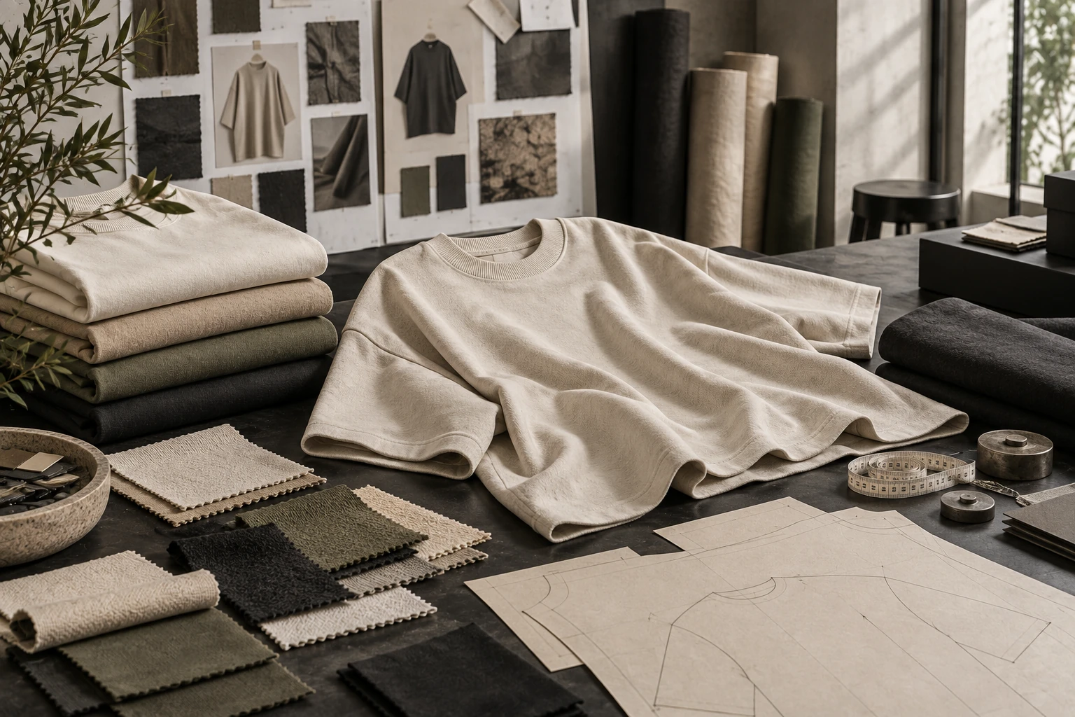 Men’s T-shirt fit and pattern development details