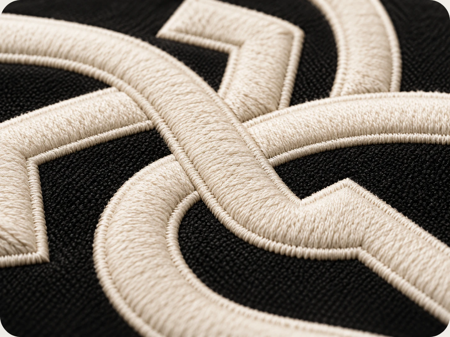 Original embroidery texture for custom T-shirts